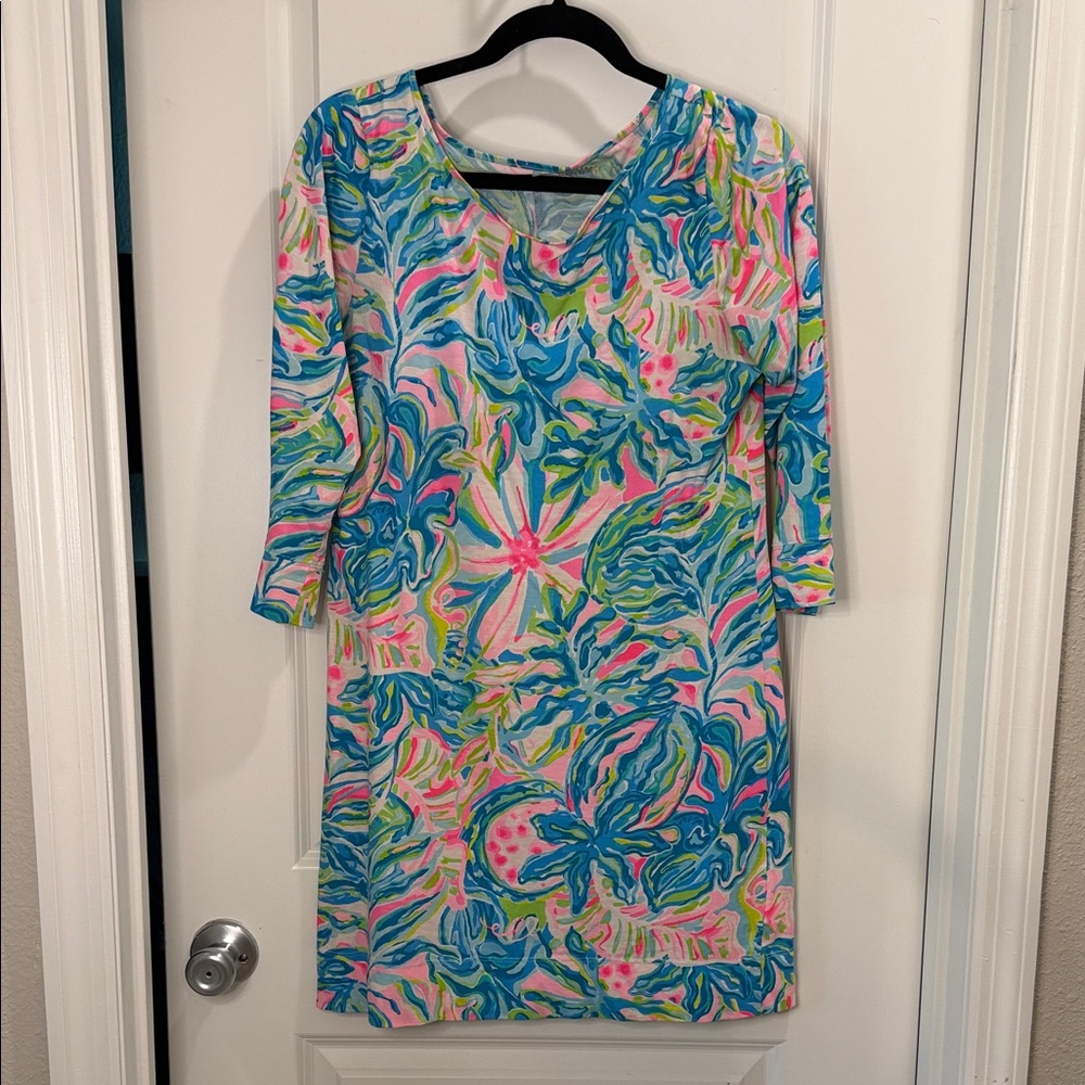 Lilly Pulitzer Tropical Print Mini Dress